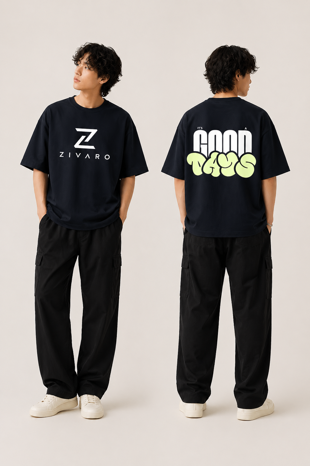 ZIVARO Graphic Oversized Tee — Street Edition