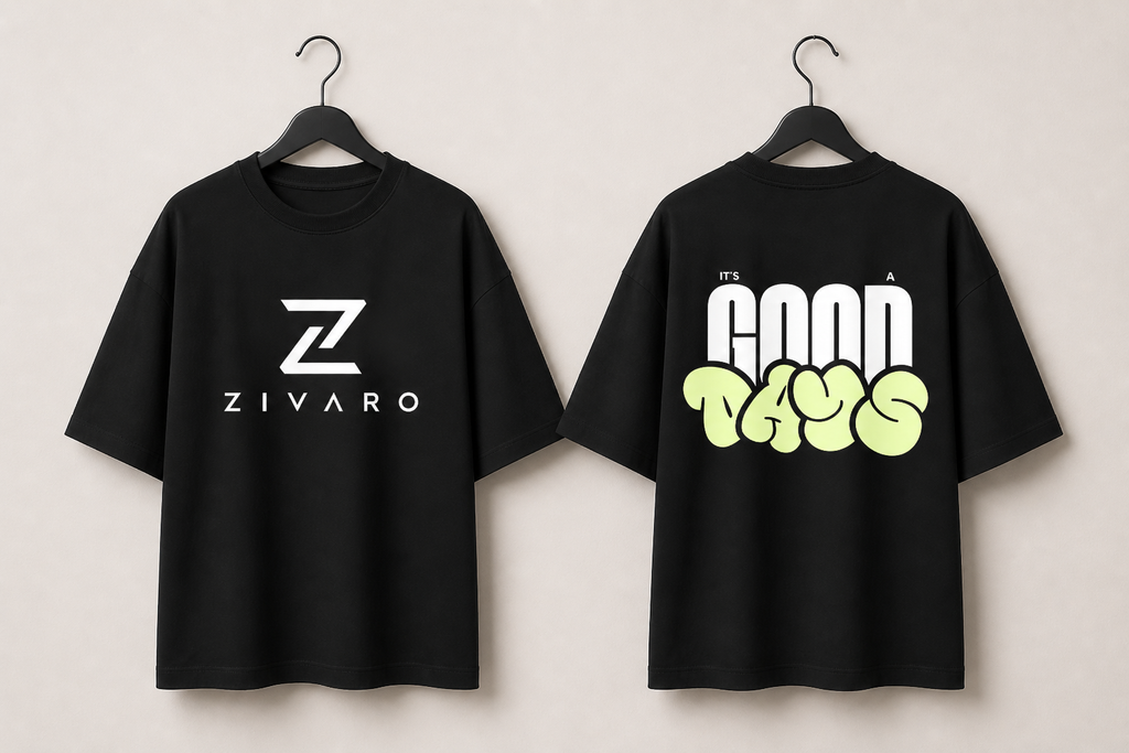 ZIVARO Graphic Oversized Tee — Street Edition