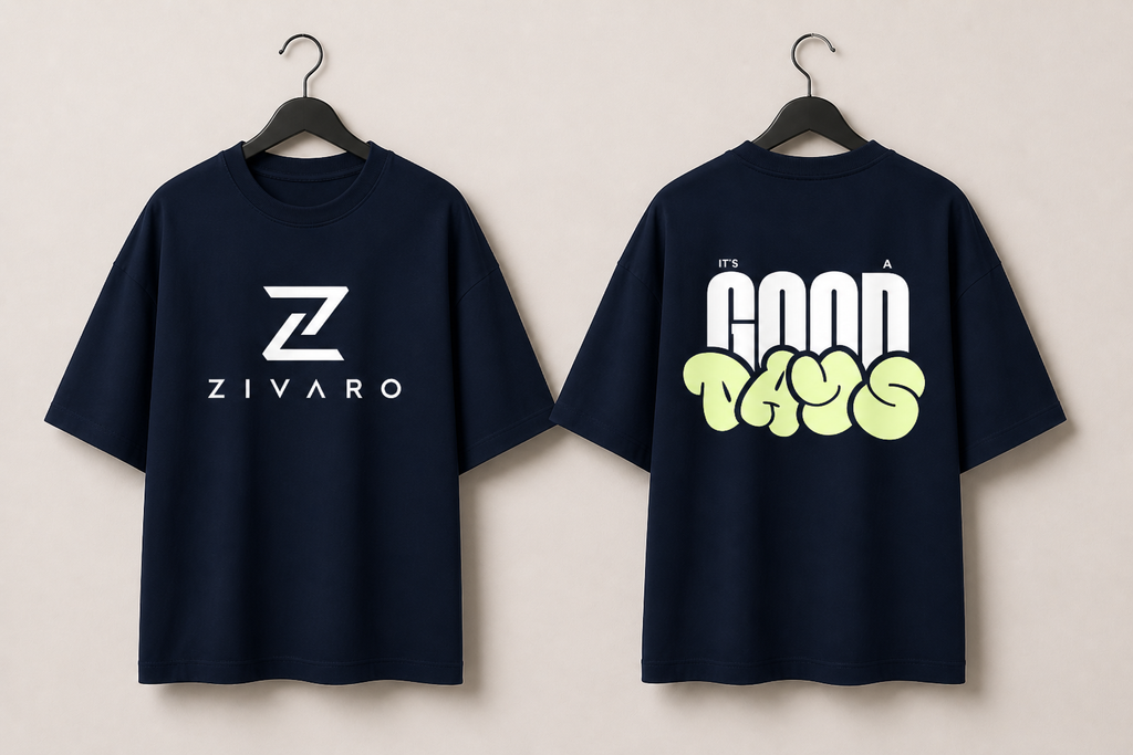 ZIVARO Graphic Oversized Tee — Street Edition