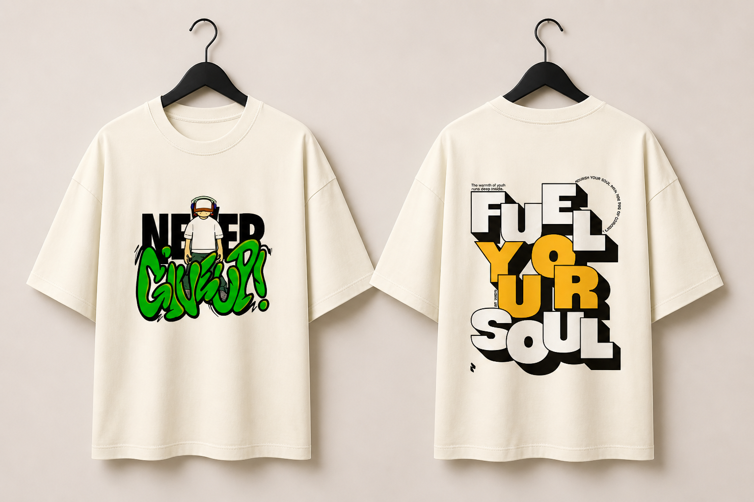 ZIVARO Statement Oversized Tee — Bold Edition