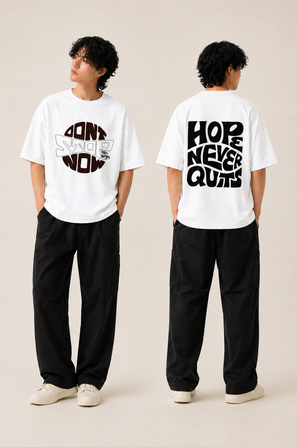 ZIVAROS Essential Oversized Tee — Premium Cotton