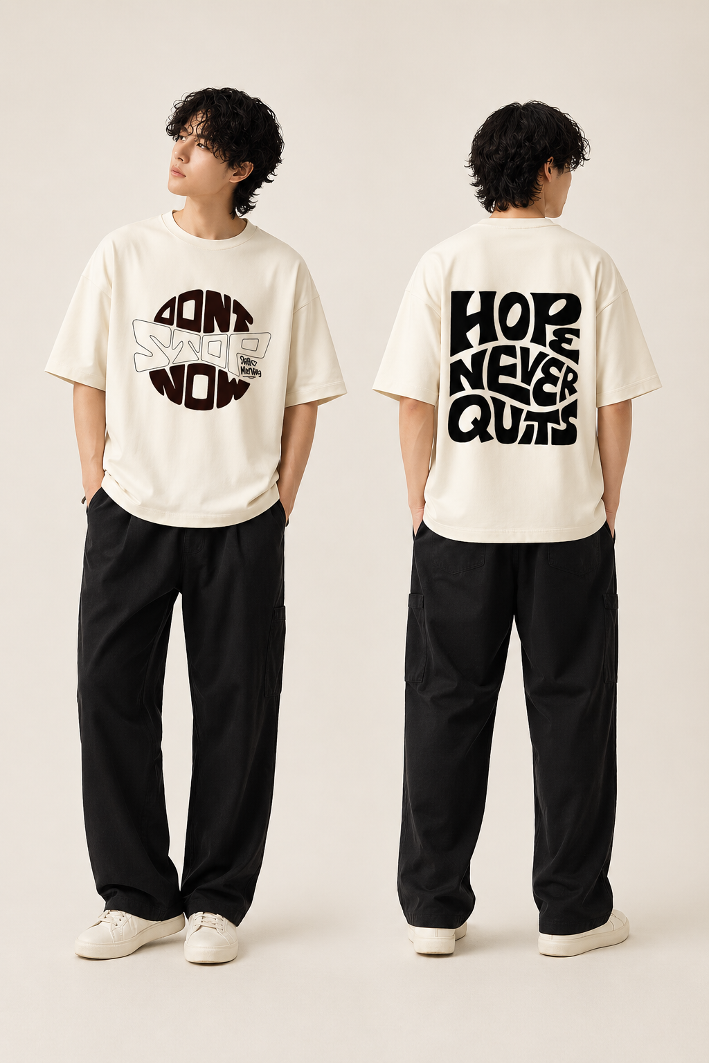 ZIVAROS Essential Oversized Tee — Premium Cotton