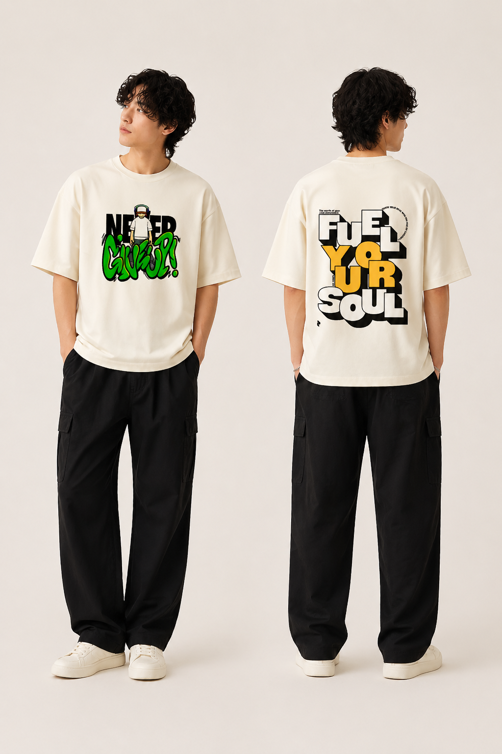 ZIVARO Statement Oversized Tee — Bold Edition